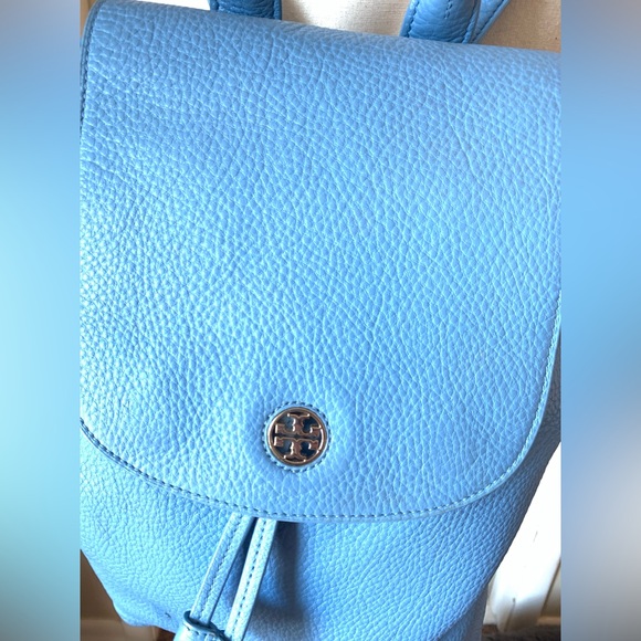 Tory Burch Blue Leather Backpack - Picture 3 of 13
